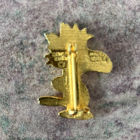 Vintage Woodstock Brooch - Picture 2 of 4